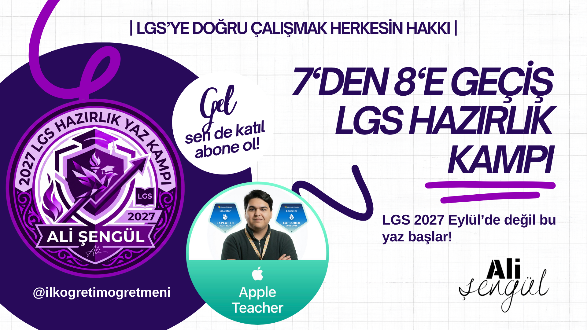 7’den 8’e Geçiş LGS Matematik Hazırlık Kampı