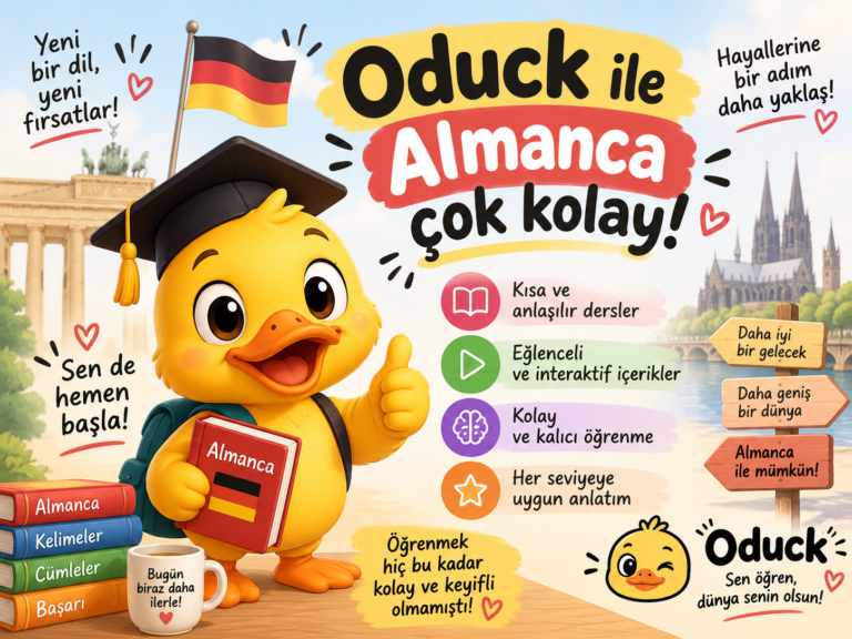 Almanca Deneme Dersi için Tanıtım Videosu